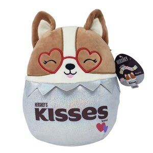 Squishmallows Hershey's Kisses Regina Corgi 10" Plush Stuffed Dog Kellytoy 2022